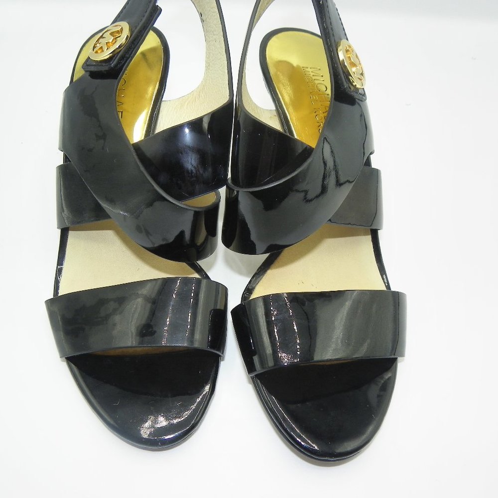 MICHEAL KORS BLK PATENT SZ 6.5